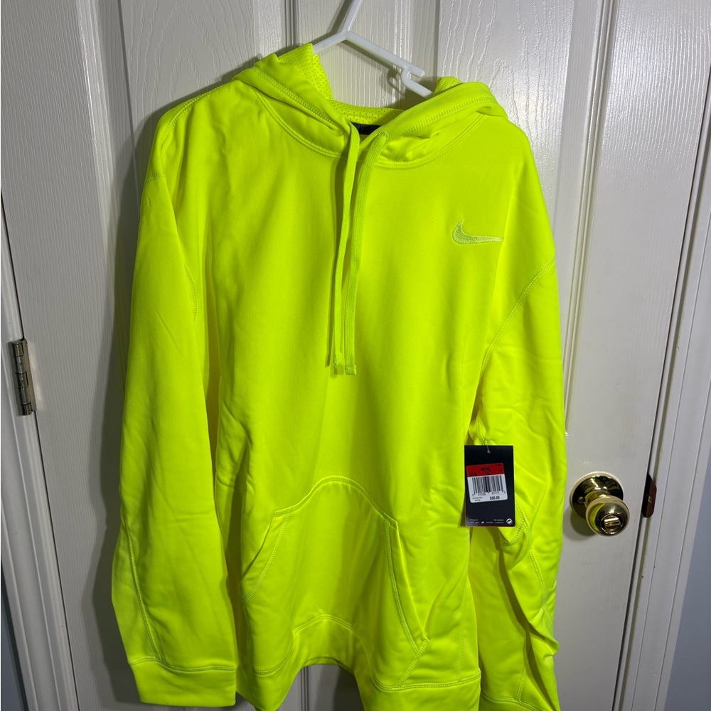 NWT Nike Men's Neon Yellow Training Jacket